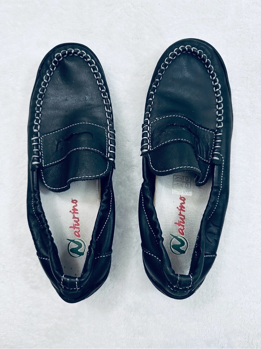 Naturino Boys Leather Dress Shoes Size US Kids/Big Kid 4.5 (36 EU) 22.6 cm